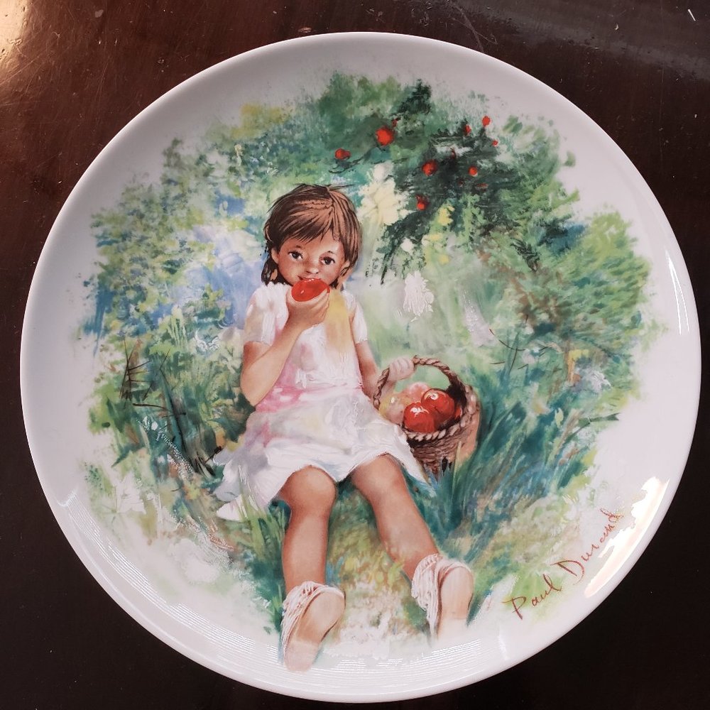 "Marie-Ange" collector plate